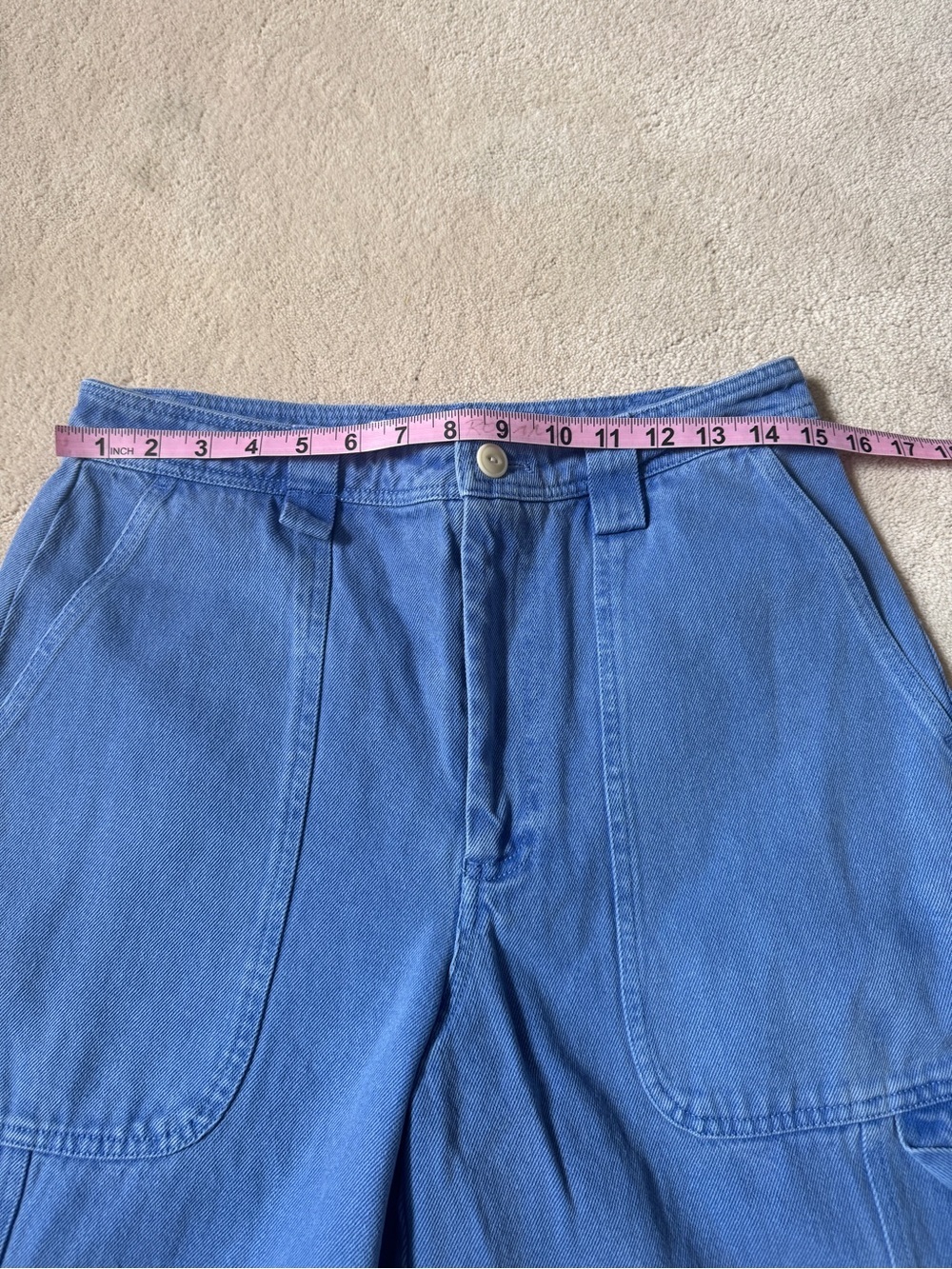NEW Alex Mill Phoebe Pant in Recycled Denim French Blue 29 - Picture 8 of 10